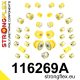 116269A: Full suspension polyurethane bush kit SPORT