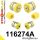 116274A: Front suspension bush kit SPORT
