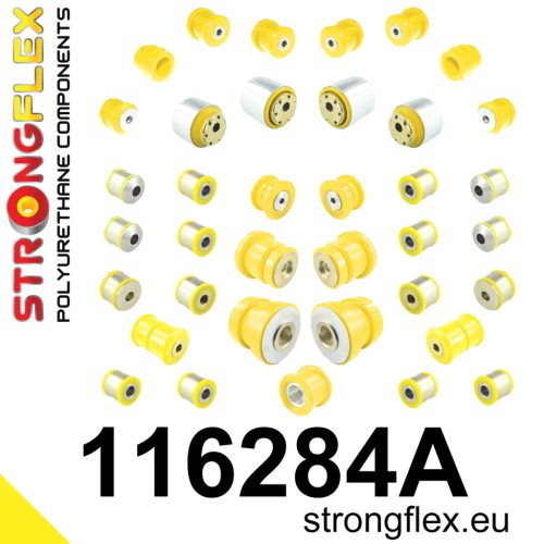 116284A: Full suspension polyurethane bush kit AMG SPORT