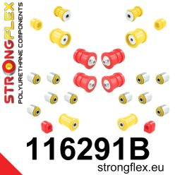116291B: Full suspension polyurethane bush kit