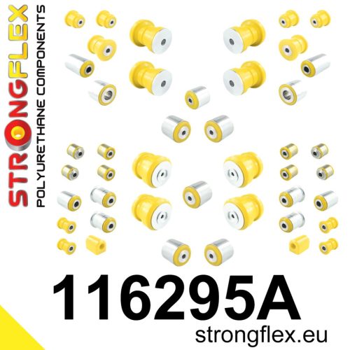 116295A: Full suspension polyurethane bush kit SPORT