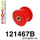 121467B: Rear lower track control arm inner bush 52mm Red