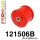 121506B: Front lower diff mount 70mm Red