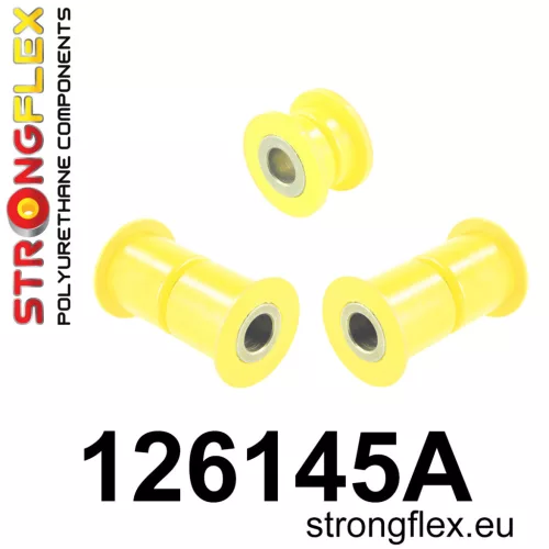 126145A: Steering rack mount bush kit SPORT Yellow