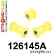 126145A: Steering rack mount bush kit SPORT Yellow