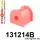 131214B: Front wishbone - rear bush Red