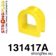 131417A: Steering rack mount bushes - left SPORT Yellow