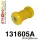 131605A: Rear centre prop mount and rear tie bar to axle bushes SPORT Yellow
