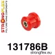 131786B: Rear anti roll bar link to arm bush Red