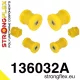 136032A: Front suspension bush kit SPORT 23mm 131134 Black