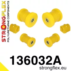 136032A: Front suspension bush kit SPORT 16mm 131134 Yellow
