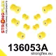 136053A: Front suspension and ream beam bush kit SPORT 24mm 34mm Yellow