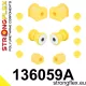 136059A: Front suspension bush kit SPORT 16mm 132013 - 34mm Black