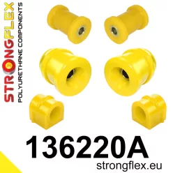 136220A: Front suspension bush kit SPORT 24mm 131776 Yellow