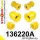 136220A: Front suspension bush kit SPORT 24mm 131776 Yellow