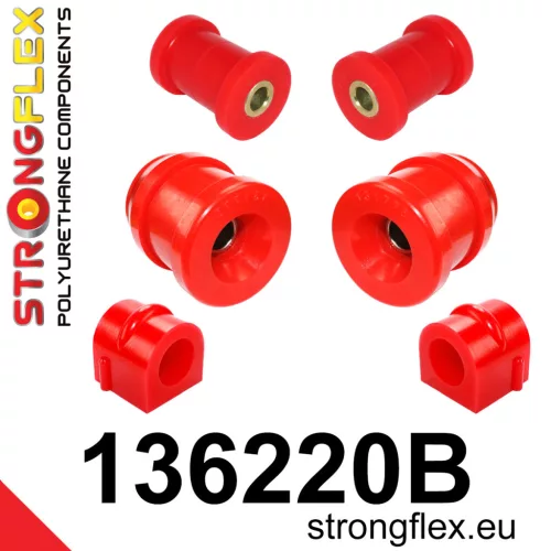 136220B: Front suspension bush kit 24mm 131777 Black
