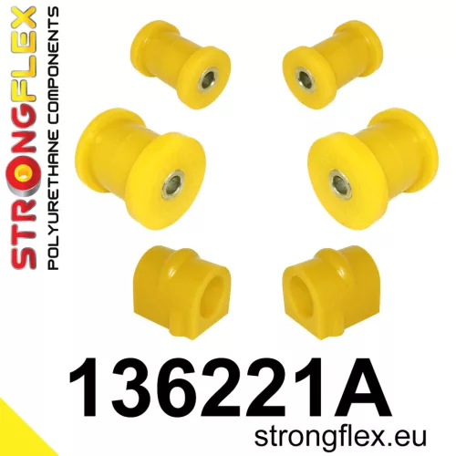 136221A: Front suspension bush kit SPORT 21mm 131777 Yellow
