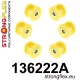136222A: Front subframe bush kit SPORT Yellow