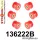 136222B: Front subframe bush kit Red