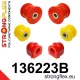 136223B: Front suspension bush kit 24mm Red