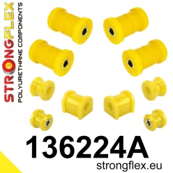 136224A: Rear suspension bush kit SPORT 15mm Yellow