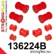 136224B: Rear suspension bush kit Custom Black