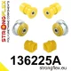 136225A: Front suspension bush kit SPORT 17mm Yellow