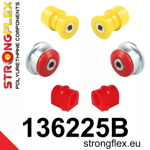 136225B: Front suspension bush kit Custom Black