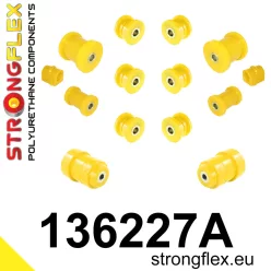   136227A: Full suspension polyurethane bush kit SPORT 16mm 131134 Yellow