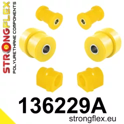 136229A: Front suspension bush kit SPORT 18mm Black