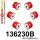 136230B: Front subframe bush kit