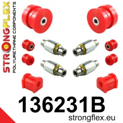 136231B: Rear suspension bush kit 14mm Black