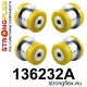 136232A: Rear subframe bush kit SPORT Yellow