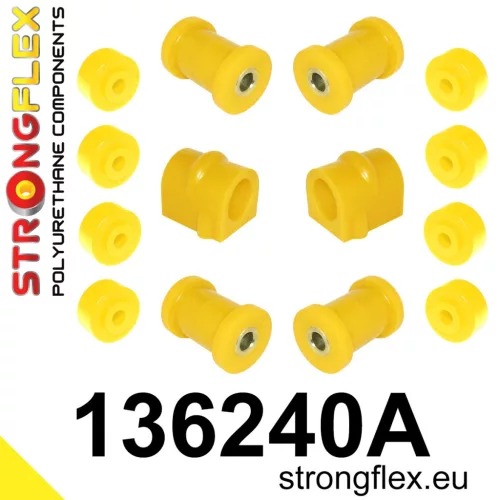 136240A: Front suspension bush kit SPORT Custom Yellow