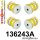 136243A: Rear subframe bush kit SPORT