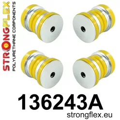 136243A: Rear subframe bush kit SPORT Yellow