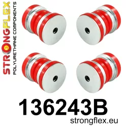 136243B: Rear subframe bush kit Red