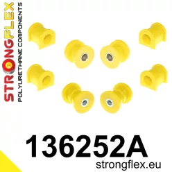 136252A: Front suspension bush kit SPORT 18mm Yellow