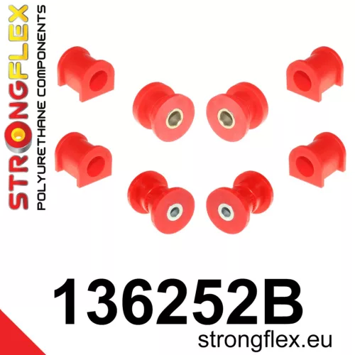 136252B: Front suspension bush kit Custom Black
