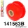 141563B: Front arm rear bush Black