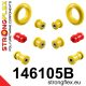 146105B: Front suspension and ream beam bush kit