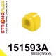 151593A: Front anti roll bar bush SPORT Custom Yellow