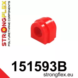 151593B: Front anti roll bar bush 22,5mm Red