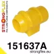 151637A: Front anti roll bar outer bush SPORT 24mm Yellow