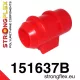 151637B: Front anti roll bar outer bush 22mm Black