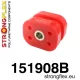 151908B: Engine mount bush - dog bone Red