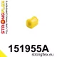 151955A: Front anti roll bar bush (39mm height) SPORT 21mm Black