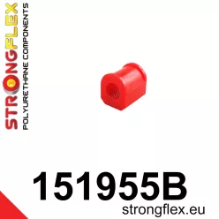 151955B: Front anti roll bar bush (39mm height) 19mm Red