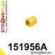 151956A: Front anti roll bar bush (33mm height) SPORT 21mm Black
