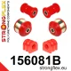 156081B: Front suspension bush kit 20,5mm 151934 Red